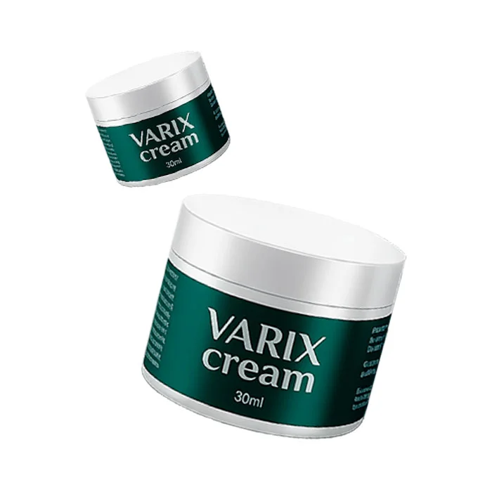 Varix Jar — Tiegel der Pflegecreme aus zwei Perspektiven, 30 ml